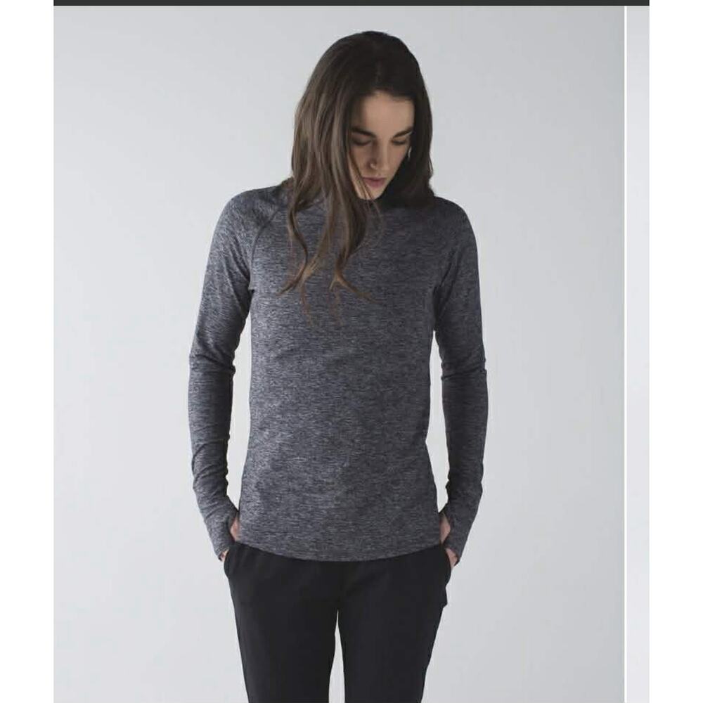 Lululemon Warm Your Core Long Sleeve Tee Running Thumb Holes Women’s Size 8/10